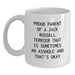 Funny Jack Russell Terrier Dog Gifts from Friends for Proud Parents - White Coffee Mug, 11oz or 15oz, Birthday Unique - Main