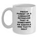 Funny Labrador Retriever Dog Mom Graduation Gifts from Friends for Proud Labrador Retriever Dog Owners, White Coffee Mug - Main