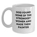 Funny Painter Inspirational Gifts from Men Gifts for Painter Friends Unique White Coffee Mug - Main