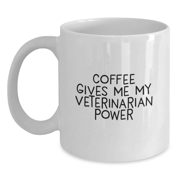 Funny Veterinarian White Coffee Mug Gifts for Men and Women from Friends and Family this Christmas - Main