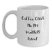 Funny Waitress Gifts from Friends, White Ceramic Coffee Mug, Perfect Inspirational Quote for Christmas Unique Presents for Waitress, 15oz Capacity - Main