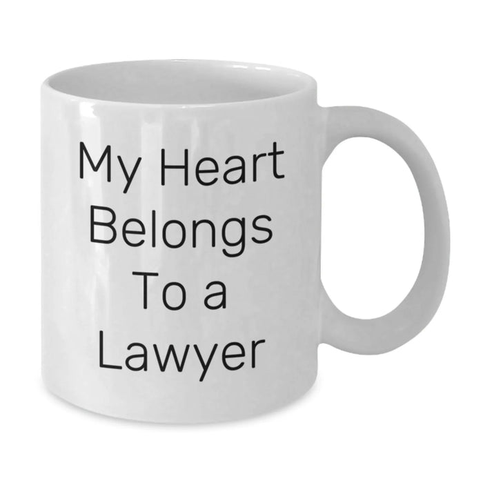 Funny Lawyer Quotes Gifts from Friends to Lawyer Men Birthday Unique Gifts White Coffee Mug - Additional