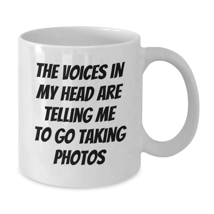 Funny Taking Photos Quote White Coffee Mugs for Birthday Unique Gifts from Friends to Photography Lovers, 11oz or 15oz Capacity, Ceramic, Microwave and Dishwasher Safe - Additional
