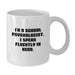 Funny School Psychologist White Coffee Mugs Gifts from Friends for School Psychologist, Unique Christmas Unique Gifts, White Ceramic Coffee Mug, I'm A School Psychologist. I Speak Fluently In genius. - Additional