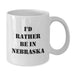 Nebraska White Coffee Mug Gifts For Men Women Friends Family Christmas Unique - Additional