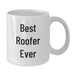 Funny Roofer Quotes - Best Roofer Ever Mug, Christmas Unique Gifts for Roofer, White Coffee Mug for Men, Gifts from Friends to Family - Additional