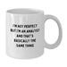 Funny Analyst Gifts from Friends, Christmas Unique Gifts for Men, White Coffee Mug with Quote 'I'm Not Perfect But I'm An Analyst And That's Basically The Same Thing' - Additional