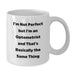 Funny Optometrist Gifts from Friends Christmas Unique Mugs for Men Women, I'm Not Perfect But I'm An Optometrist And That's Basically The Same Thing - White Coffee Mug - Additional