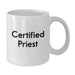 Funny Quote Gifts from Men to Priest, White Coffee Mug for Graduation, Inspirational Mornings - Additional