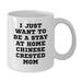 Funny Chinese Crested Dog Mom Gifts from Friends for Birthday Unique Mugs - Additional