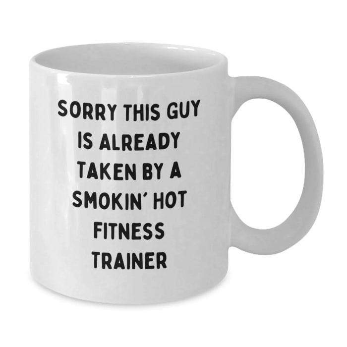 Funny Fitness Trainer Gifts from Friends White Coffee Mug for Birthday - Additional