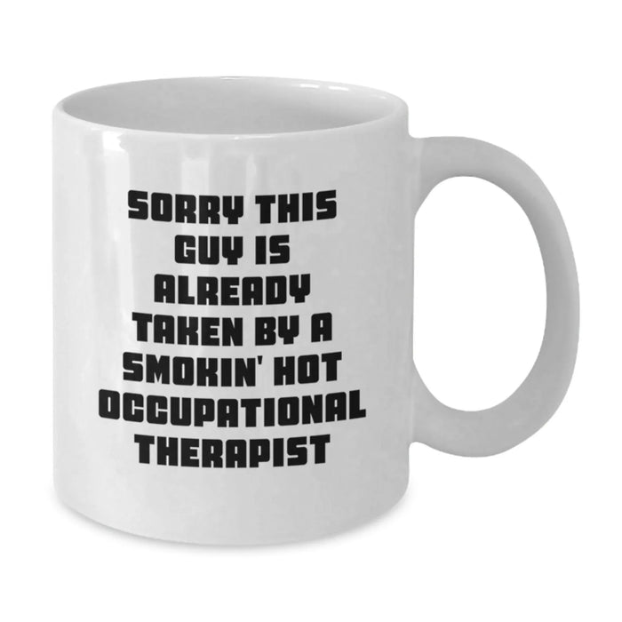Funny Occupational Therapist White Coffee Mug Gifts from Friends to Men and Women on Christmas Unique - Additional