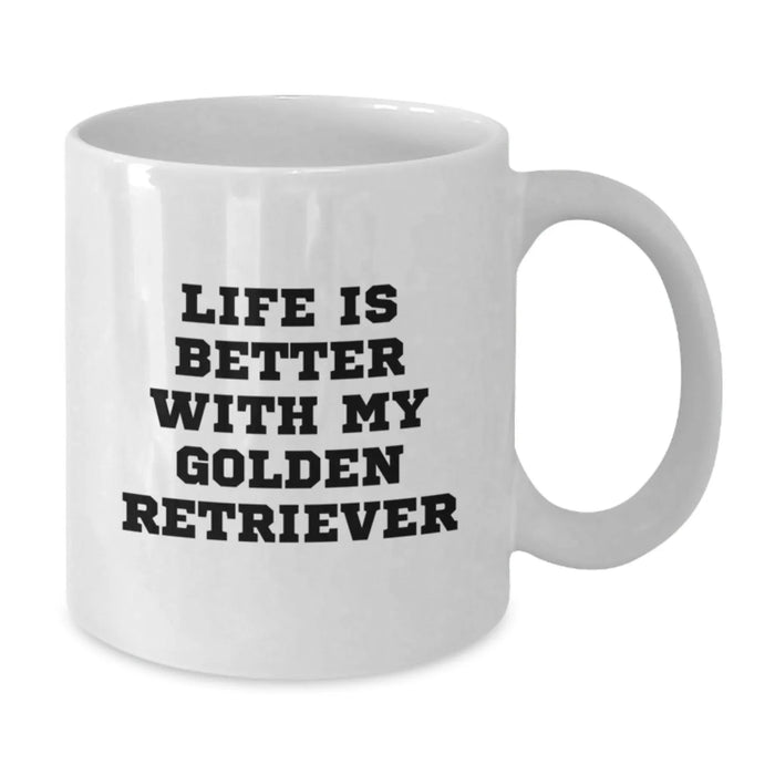 Golden Retriever Dog Lover Gifts from Friends for Birthday Unique Mugs - Additional