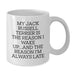 Funny Jack Russell Terrier Dog White Coffee Mugs Gifts from Men to Jack Russell Terrier Dog Lovers on Valentine's - Additional