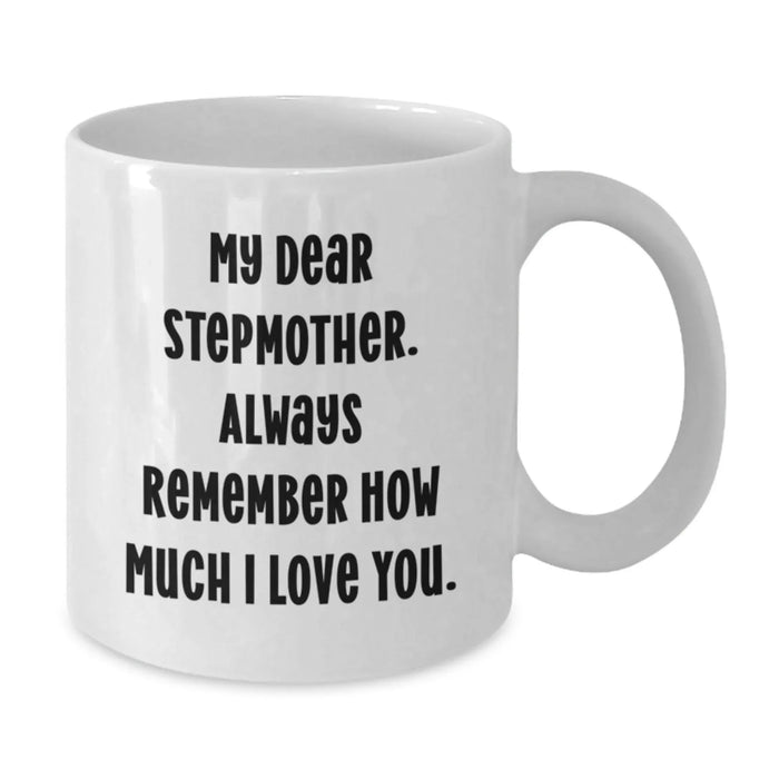 Funny Stepmother Quotes White Coffee Mugs Gifts from Family for Stepmother Christmas Unique Gifts - Additional