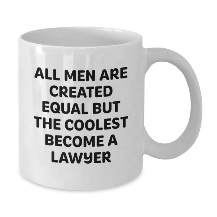Funny Lawyer Mug Gifts for Men from Family, Unique Birthday Presents for Lawyer Friends - Additional