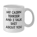 Cute Cairn Terrier Dog Gifts from Men to Friends - Funny Mugs for Christmas Unique Presents - Additional