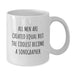 Funny Sonographer Gifts from Men to Sonographer Friends - White Coffee Mug - Christmas Unique Ideas for Sonographer Lovers - Additional