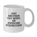 Funny Stepmother White Coffee Mug Gifts from Men, Women, Friends, or Family to Stepmother on Christmas with Inspirational Quote - Additional