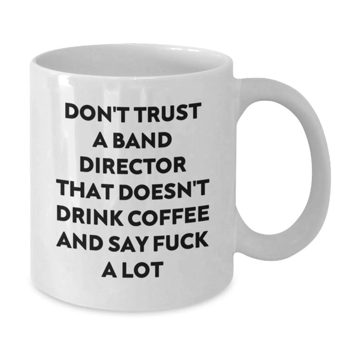 Funny Band Director White Coffee Mugs Gifts from Friends for Christmas Unique - Additional