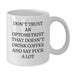 Funny Optometrist Gifts, White Coffee Mug, Unique Christmas Unique Gifts from Friends to Optometrist, 'Don't Trust An Optometrist That Doesn't Drink Coffee And Say F--k A Lot' Humor Optometrist - Additional
