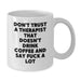 Funny Therapist Gifts from Friends to Therapist, Christmas Unique Gifts for Men, White Coffee Mug for Therapist - Additional
