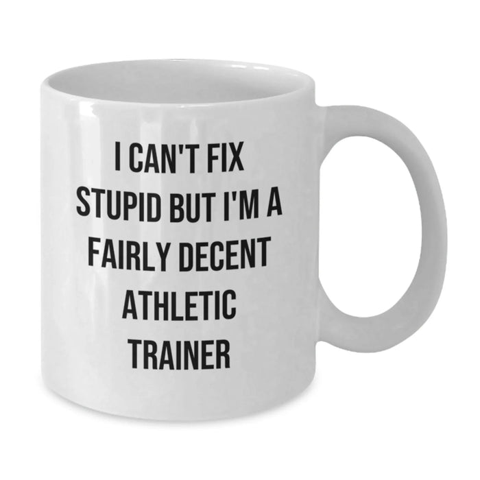 Funny Athletic Trainer Gifts for Men, Unique White Coffee Mug from Friends, Inspirational Quote for Christmas Unique - Additional