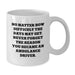 Ambulance Driver White Coffee Mug - Funny Quote 'No Matter How Difficult The Days May Get...' - Additional