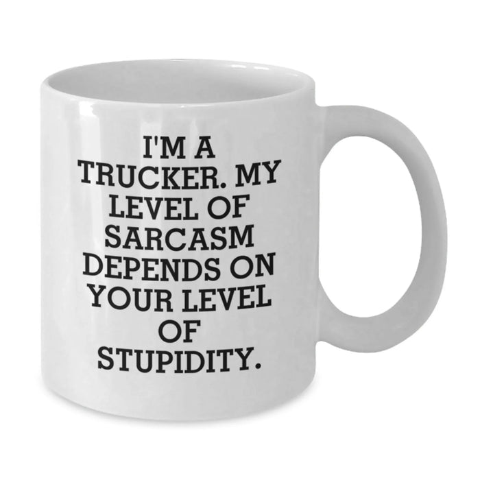 Funny Trucker Coffee Mug Gifts from Men to Trucker Friends and Family - Additional