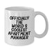 Funny Gifts from Men to The World's Coolest Apartment Manager - White Coffee Mug, Perfect for Father's Day Unique Gifts - Additional