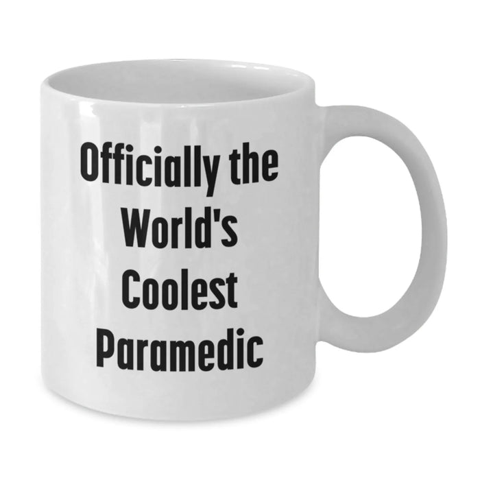 Funny Rescue Worker Gifts for Men - Officially The World's Coolest Rescue Worker White Coffee Mug, Perfect Birthday Present from Friends to Family - Additional