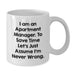 Funny White Coffee Mug Gifts for Apartment Manager, Unique Christmas Unique Gifts from Friends to Family - Additional