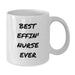 Funny Gifts for the Best Effin' Nurse Ever, White Coffee Mugs for Nurse Friends, Unique Gifts from Men to Women on Mother's Day - Additional