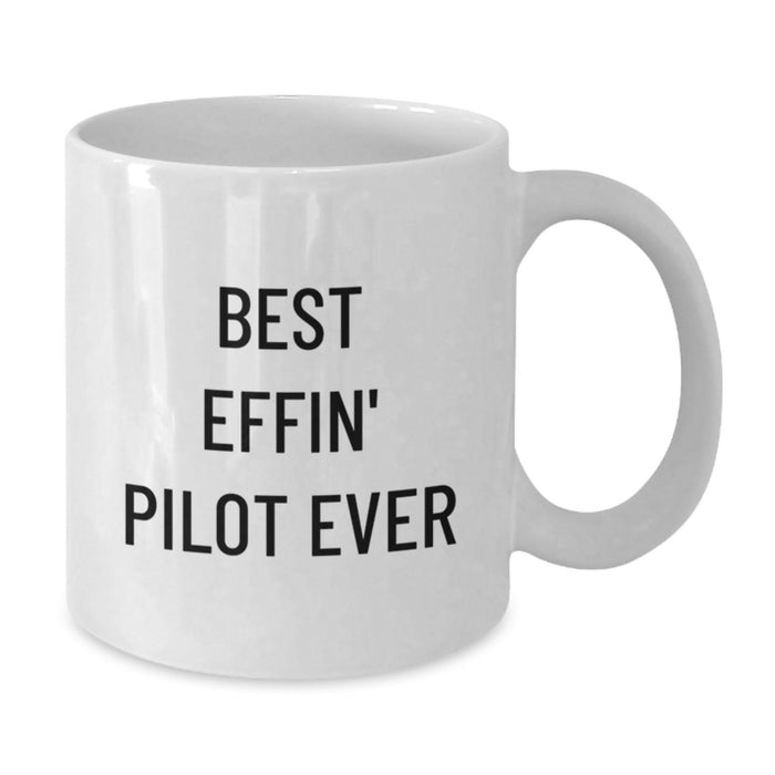 Funny Pilot White Coffee Mug Gifts from Friends for Graduation Unique Pilot Enthusiasts - Additional