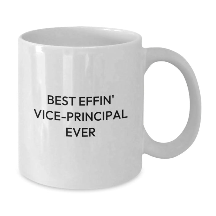 Funny Vice-principal Gifts from Friends Unique White Coffee Mugs Best Effin' Vice-principal Ever Valentine's - Additional