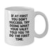 Funny Valet Gifts for Men, White Coffee Mug, Best Birthday Unique Presents from Friends, Family, Coworkers - Additional