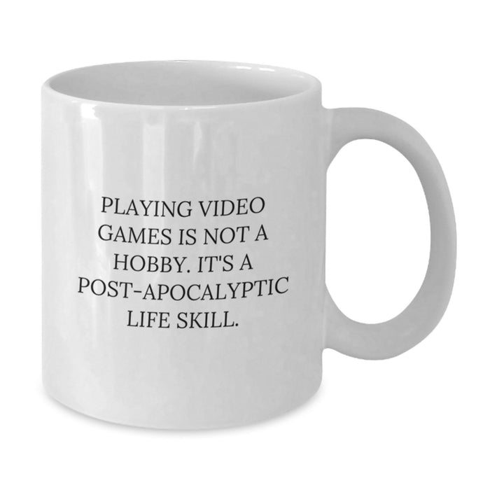 Funny Playing Video Games White Coffee Mugs Gifts from Friends for New Graduates - Additional