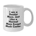 Funny Dentist Mom Gifts from Family to Men Graduation Unique White Coffee Mugs, Inspirational Quote 'I Am A Dentist Mom. Just Like A Normal Mom Except Much Cooler.' - Additional