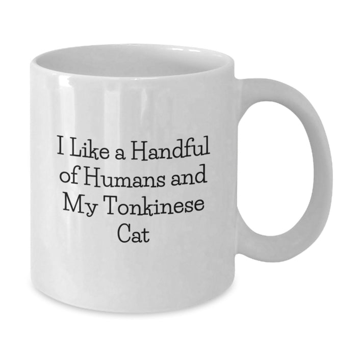 Funny Tonkinese Cat Gifts for Graduation Unique White Coffee Mugs for Humans Who Love Their Tonkinese Cat with Gifts from Friends and Family - Additional