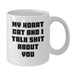 Funny Korat Cat Mug Gifts from Family to Friends, White Coffee Mug for Korat Cat Lovers, 'My Korat Cat And I Talk Shit About You' Quote, Unique Graduation Gifts for Him or Her - Additional