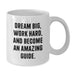 Funny Guide Gifts for Men - Inspirational White Coffee Mug - Graduation Unique Gifts from Family - Additional