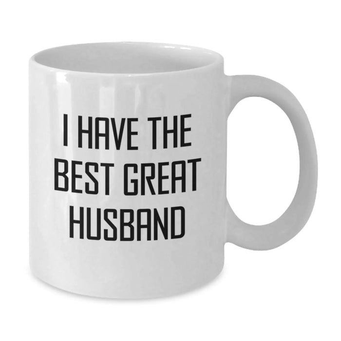 Funny Husband Gifts from Friends for Him White Coffee Mug Christmas Unique Presents - Additional