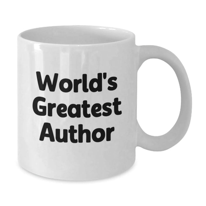 Funny World's Greatest Author Quote Gifts for Author Men Friends from Family Christmas Unique - Additional