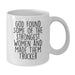 Funny Trucker Gifts from Men, Unique White Coffee Mug for Christmas, Inspirational Quote for Trucker Women - Additional