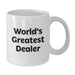 Funny World's Greatest Dealer Gifts from Friends to Men White Coffee Mug - Additional