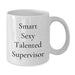 Funny Supervisor Gifts from Men to Supervisor for Christmas Unique White Coffee Mug - Additional