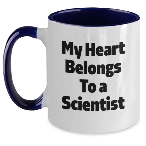 Funny Scientist Two Tone Coffee Mug Gifts from Family to Men, Perfect for Scientist Lover Birthday Unique Present - Main