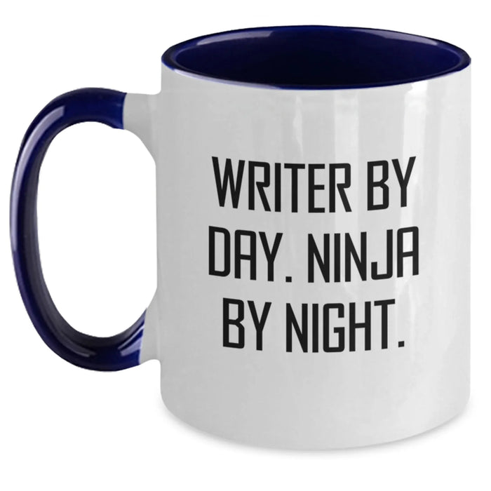 Funny Writer Gifts from Friends - Writer By Day. Ninja By Night. Unique Christmas Unique Gifts for Writer - Main