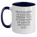 Funny Russell Terrier Dog Gifts for Men, Women, and Family from Proud Parents - Two Tone Coffee Mug for Christmas Unique Presents - Main