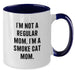 Funny Smoke Cat Mom Gifts from Women for Women Two Tone Coffee Mugs for Christmas - Additional